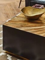 Tanera Large Gold Finish Bowl
