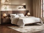 Tatum Hotel Bed Frame with Bedside Tables Walnut - Image 7
