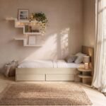 Taylor Single Bed Frame with Drawers & Integrated Bedside Table - Image 2