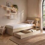 Taylor Single Bed Frame with Drawers & Integrated Bedside Table - Image 3