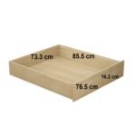 Taylor Single Bed Frame with Drawers & Integrated Bedside Table - Image 6