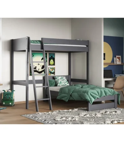 Tera High Sleeper With Single L Shaped Bed