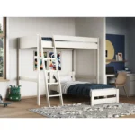 Tera Small Double High Sleeper With L Shaped Single Bed