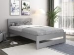 Tera Solid Wood Small Double Bed - Image 6