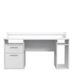 Tezaur White Gaming Desk with Colour Changing LED