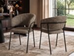 Thalia Set of 2 Dining Chairs Chenille