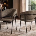 Thalia Set of 2 Dining Chairs Chenille