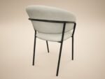 Thalia Set of 2 Dining Chairs Chenille - Image 6