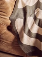 Tiree Natural and Green Throw