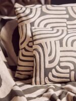 Tiree Natural and Green Throw