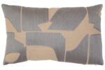 Tiree Natural and Grey Rectangular Cushion