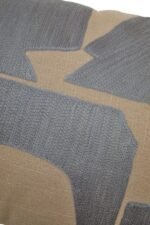 Tiree Natural and Grey Rectangular Cushion
