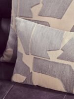 Tiree Natural and Grey Rectangular Cushion
