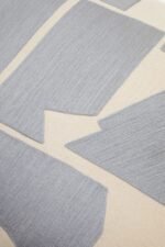 Tiree Natural and Grey Square Floor Cushion