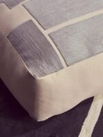 Tiree Natural and Grey Square Floor Cushion