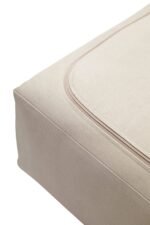 Tiree Natural and Grey Square Floor Cushion