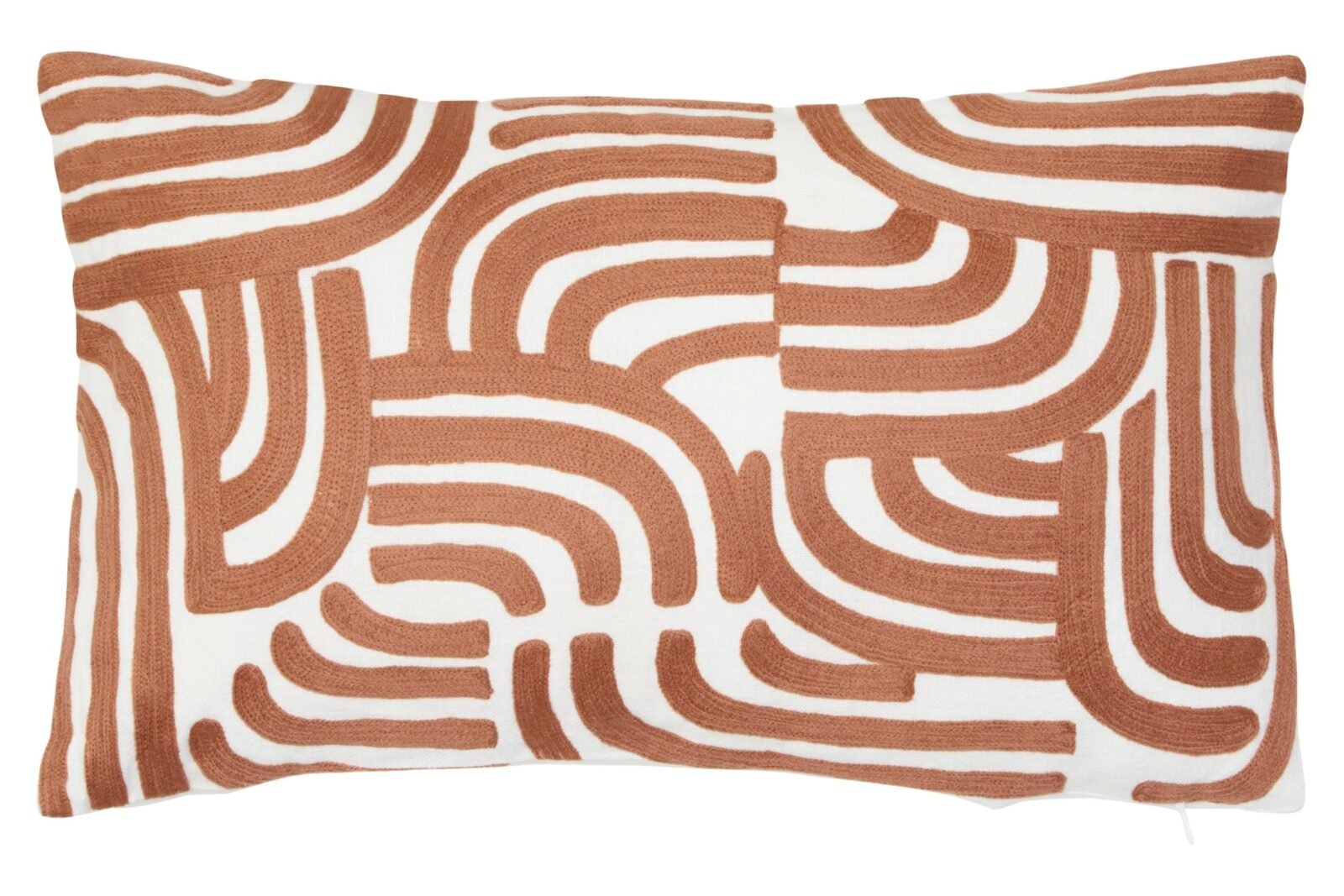Tiree Natural and Terracotta Rectangular Cushion Tiree Natural and Terracotta Rectangular Cushion