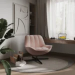 Tivaro Swivel Boucle Accent Chair
