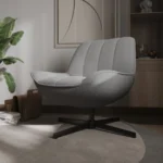 Tivaro Swivel Boucle Accent Chair