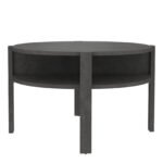 Tobago Round Coffee Table with Open Shelf