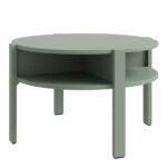 Tobago Round Coffee Table with Open Shelf