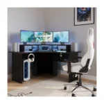 Topaz Compact Corner Gaming Desk