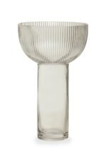 Unst Large Grey Glass Vase
