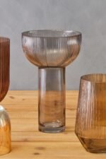 Unst Large Grey Glass Vase