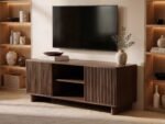 Velmor 120cm Ribbed TV Unit with Storage - Image 4