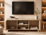 Velmor 120cm Ribbed TV Unit with Storage - Image 5
