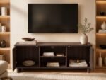 Velmor 120cm Ribbed TV Unit with Storage - Image 6