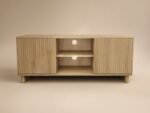 Velmor 120cm Ribbed TV Unit with Storage - Image 8