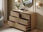 Velmor 2 Piece Ribbed Chest of Drawers Set - Image 5