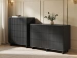 Velmor 2 Piece Ribbed Chest of Drawers Set - Image 7