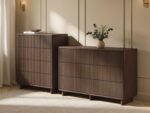 Velmor 2 Piece Ribbed Chest of Drawers Set - Image 9