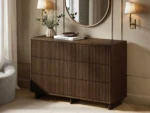Velmor 5 Piece Ribbed Bedroom Furniture Set