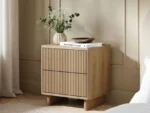 Velmor 5 Piece Ribbed Bedroom Furniture Set