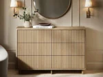 Velmor 6 Piece Ribbed Bedroom Furniture Set