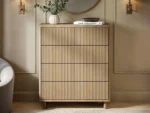 Velmor 6 Piece Ribbed Bedroom Furniture Set