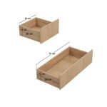 Velmor Ribbed Chest of 5 Drawers Oak - Image 7