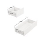 Velmor Ribbed Chest of 5 Drawers White - Image 7