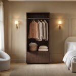 Velmor Ribbed Double Wardrobe with Drawers Walnut - Image 3