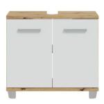 Veris 5 Piece Bathroom Set Artisan Oak & Light Grey Doors