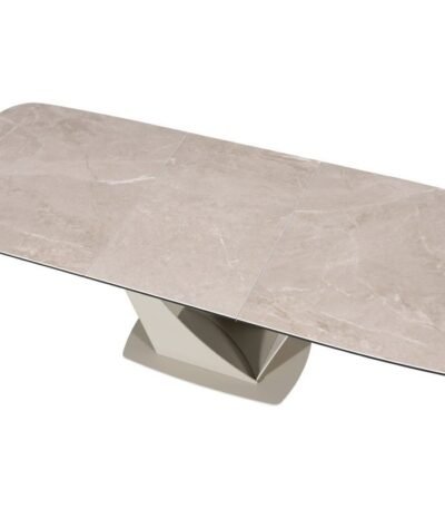 Viano Mocha Ceramic 180-240cm Extending Dining Table