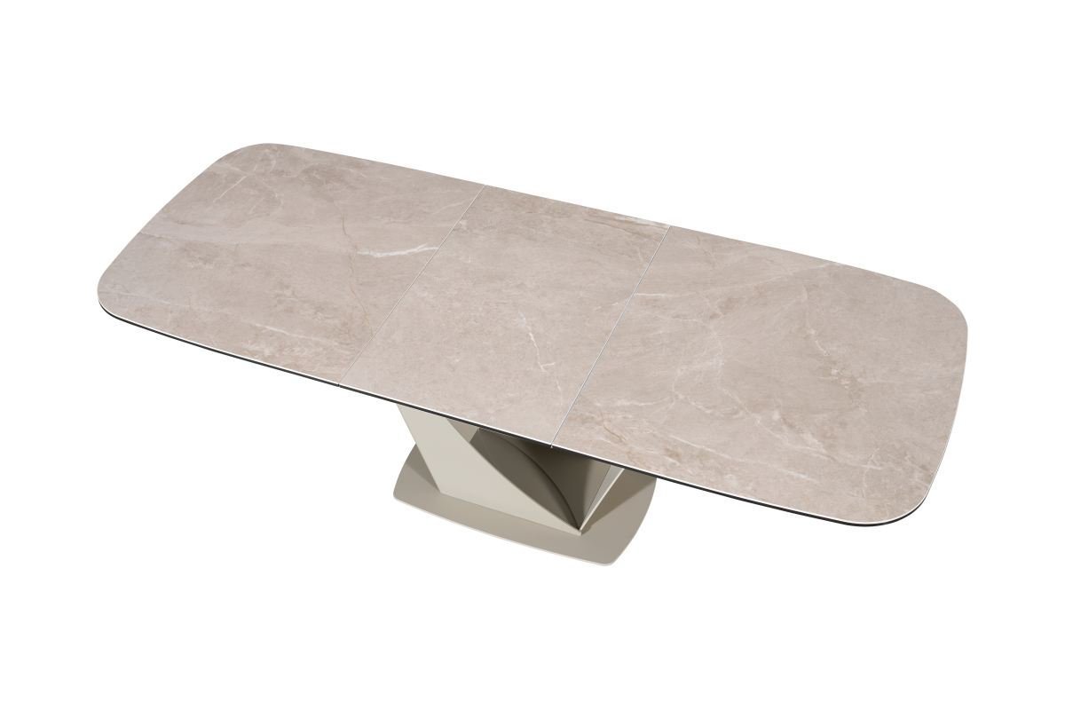 Viano Mocha Ceramic 180-240cm Extending Dining Table