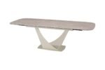 Viano Mocha Ceramic 180-240cm Extending Dining Table