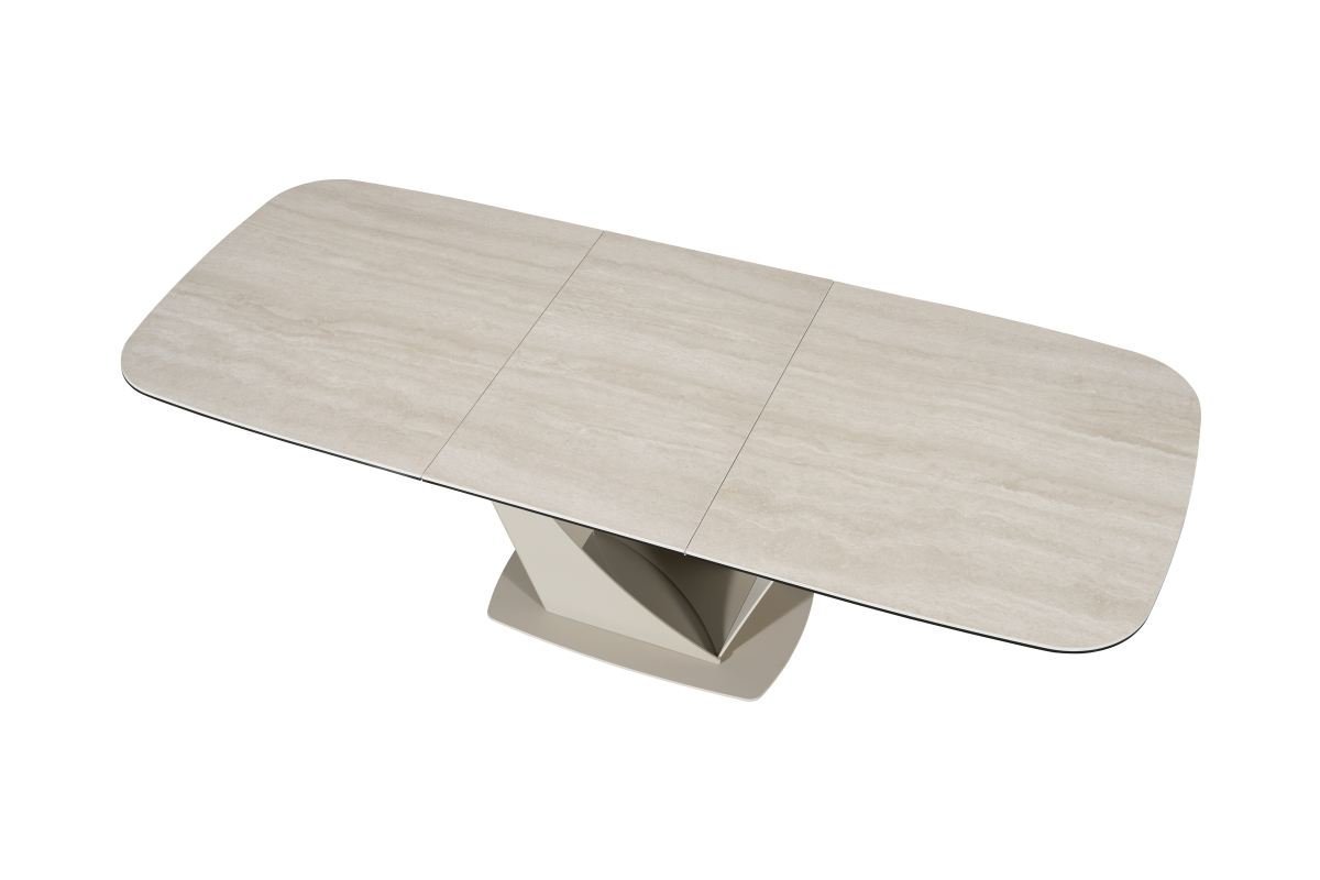 Viano Travertine Ceramic 180-240cm Extending Dining Table
