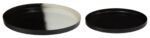Westray Set of 2 Black and White Ombre Trays
