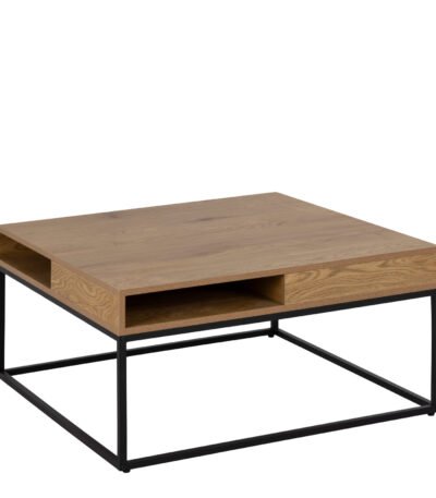 Willford Coffee Table in Oak & Black