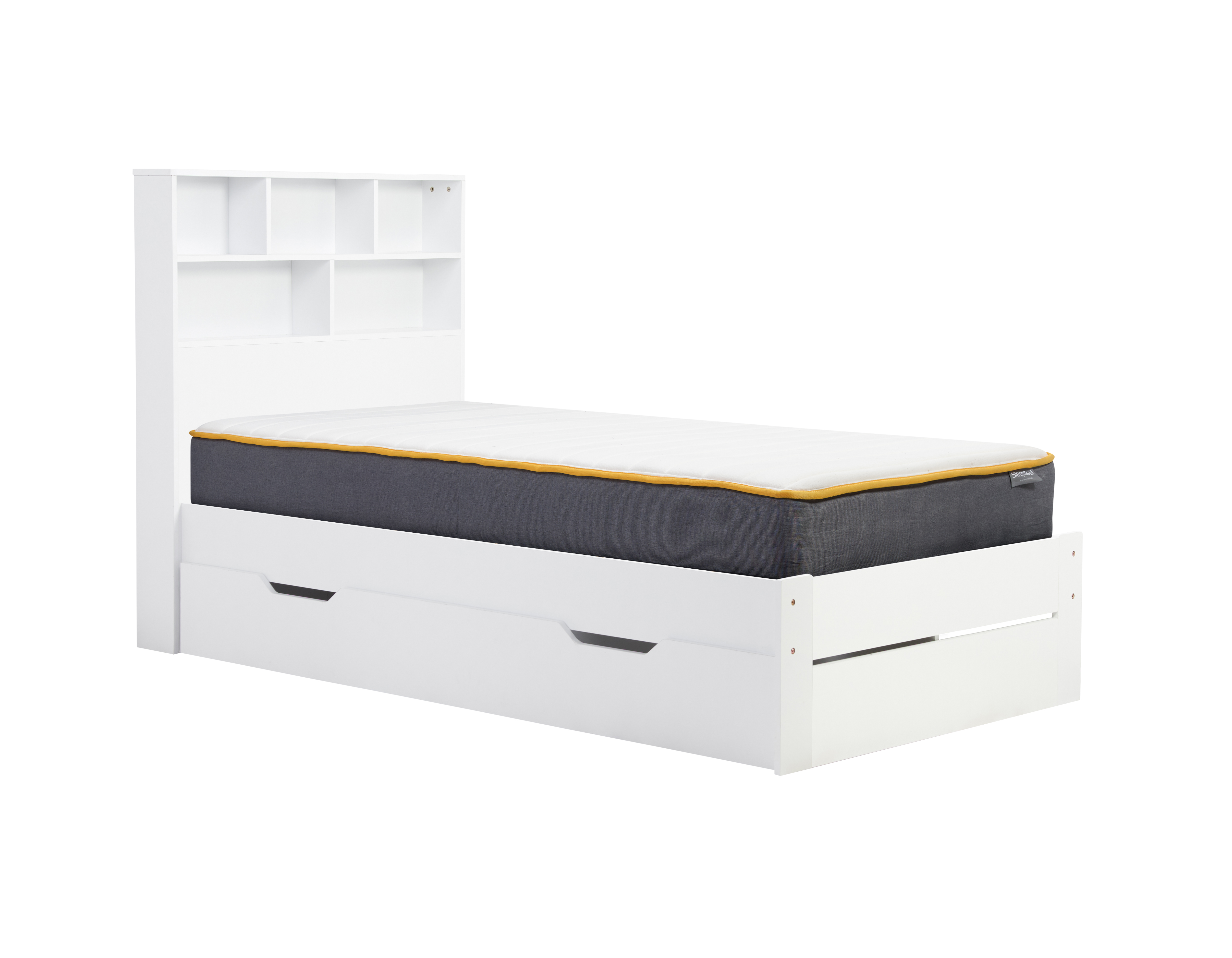 ALFSB3WHT_Alfie_Storage_Bed_AN_Matt Alfie Storage Bed - Image 1